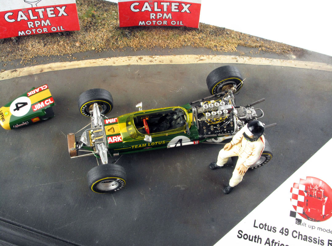 Built Up Models 1/43 Lotus 49 South African GP 1968 J.Clark